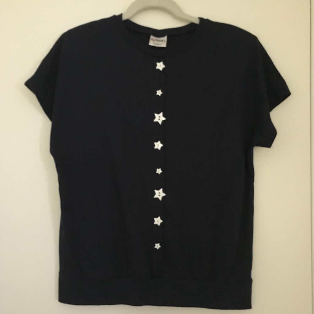 80’s short sleeve sweater shirt